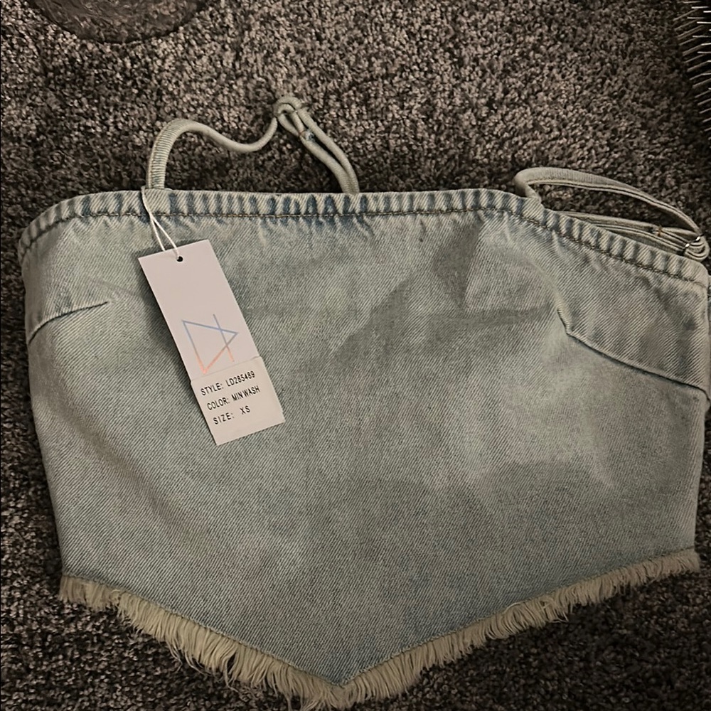 Sage Blue Denim Fabric